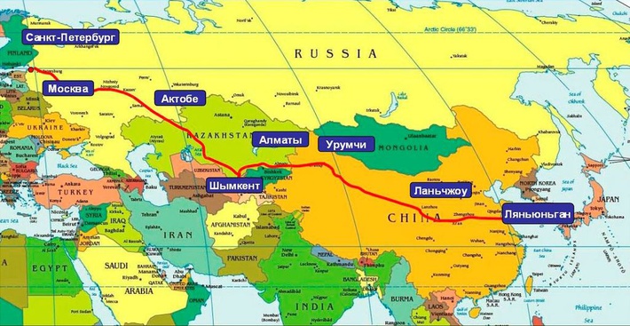 Транспортный коридор «Европа – Западный Китай»