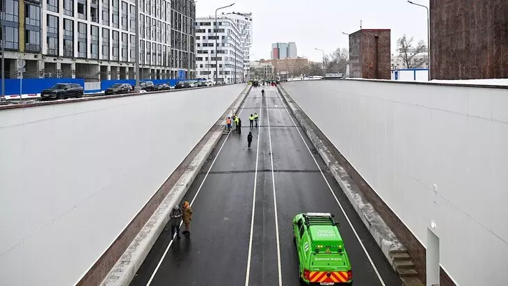 В Москве открыт новый тоннель под путями МЦД 4 связавший районы Бутырский и Марьина Роща