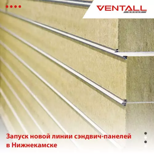 Картинка 1 для новости «Производство: Новую линию по выпуску сэндвич панелей запустили в Нижнекамске»