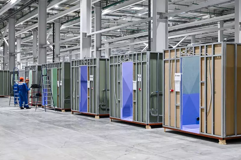 Картинка №5 для статьи «В Москве открылся роботизированный завод по производству крупногабаритных модулей домостроения»