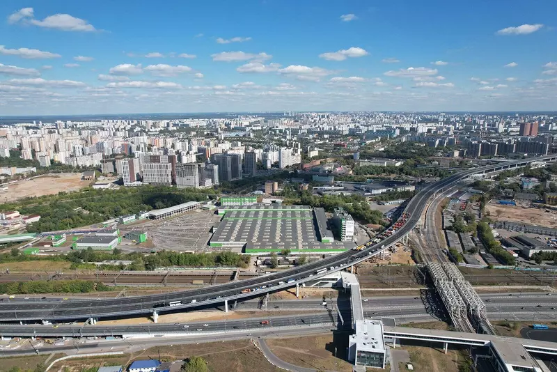 Последний участок Северо Восточной хорды в Москве открыт для движения