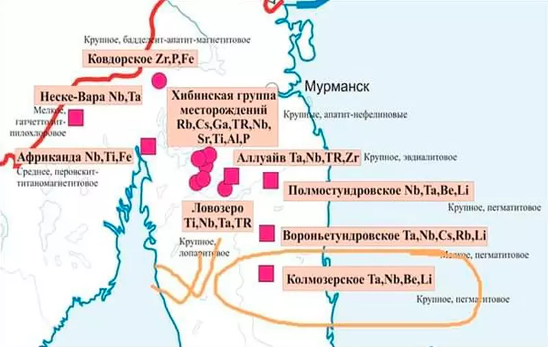 Картинка #2 для «редкоземельные металлы: В Мурманской области начата отработка богатого пласта редкоземельных руд»
