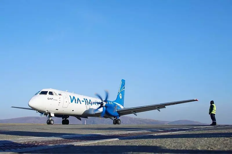 Ил 114 300 проходит летные испытания на Алтае