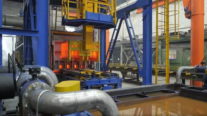 ЧКПЗ построил и запустил в работу закалочно отпускной комплекс