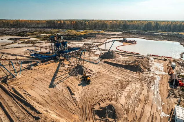 В Тюменской области построили фабрику по обогащению песка