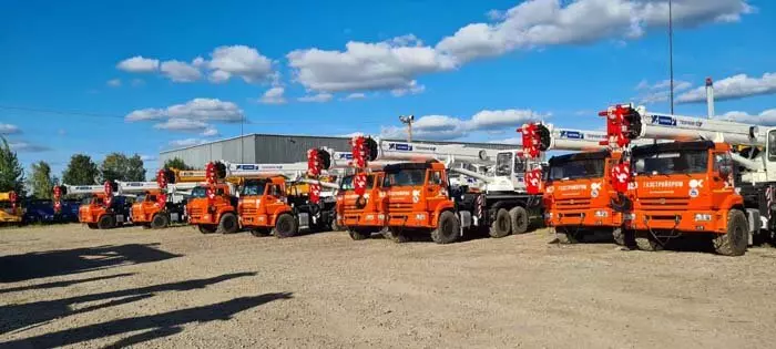 Изображение 2 для поста «спецтехника и логистика: Полсотни кранов для Газстройпром»