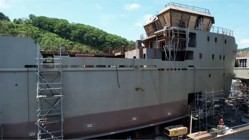 #3 для публикации «краболов проекта CCa5712LS: В Находке спущен на воду первый из восьми краболовов»