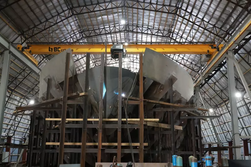 #2 для «Беломорская сплавная компания: Беломорская сплавная компания начала строительство второго буксира проекта Ярослав»