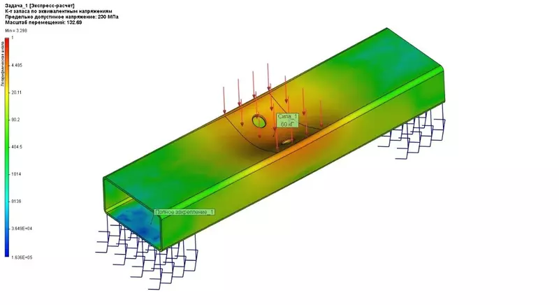 Прочностные расчёты элементов каркаса и оси бочкообразного ролика.