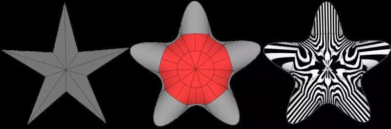 G1 затягивание n-угольных областей