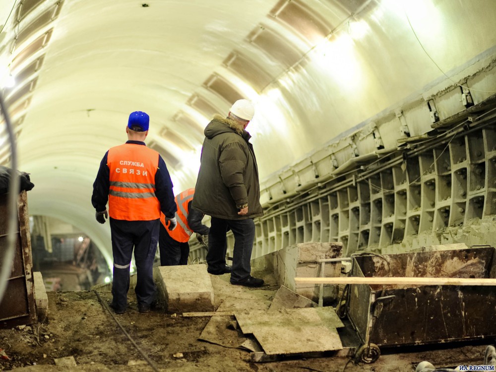 «Ремонт на станции метро «Бауманская» в Москве» - Сделано у нас