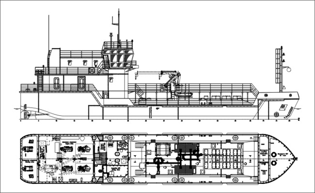 Судно экологического мониторинга проект 21232