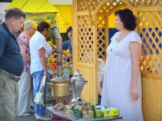 Гости смогли попробовать пчелопродукцию, а также оздоравливающие продукты