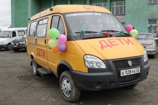 Новый автобус для Сосновской школы Заринского района