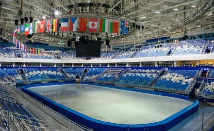 Даже летом все ледовые дворцы Олимпийского парка Сочи полноcтью готовы к проведению соревнований