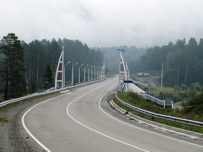 Новый мост через Катунь у Усть-Семы