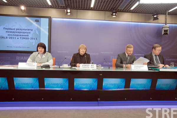 На пресс-конференции, посвящённой подведению итогов международных мониторингов, присутствовал министр образования и науки Дмитрий Ливанов