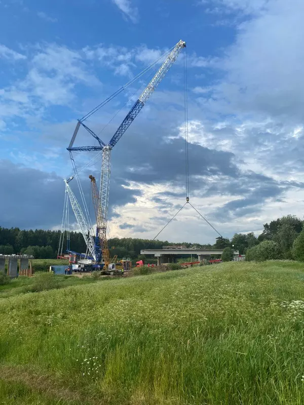 Иллюстрация #2 для статьи «новый мост: Обход Твери завершена надвижка первого моста через р»