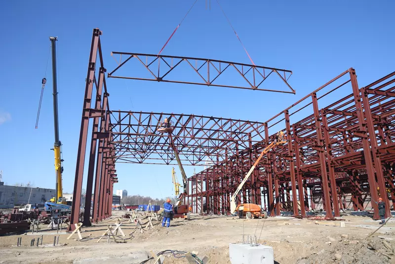 Картинка №2 для поста «строительство: Ход реконструкции Онежского судостроительно судоремонтного завода в Петрозаводске»