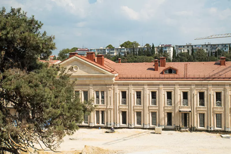 Фото #5 для поста «Ход строительства историко археологического парка Херсонес Таврический в Севастополе»