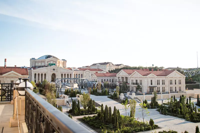 Ход строительства комплекса Херсонес Таврический в Севастополе