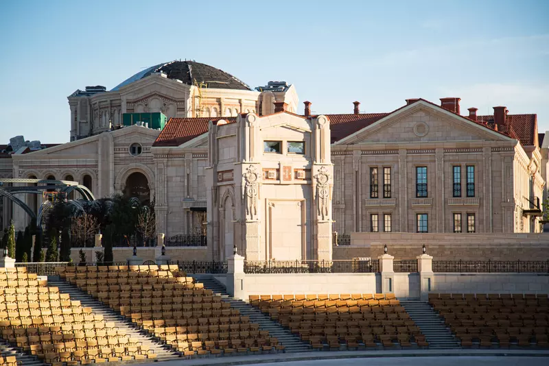 Фото 13 для новости «Ход строительства комплекса Херсонес Таврический в Севастополе»
