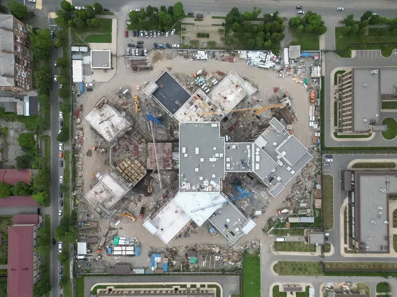 Иллюстрация #2 для публикации «строительство: Ход строительства новых объектов здравоохранения»