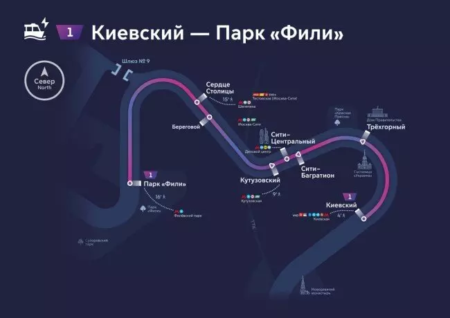 Картинка #2 для «Москва: В Москве открыты новые речные причалы Береговой и Парк Фили»