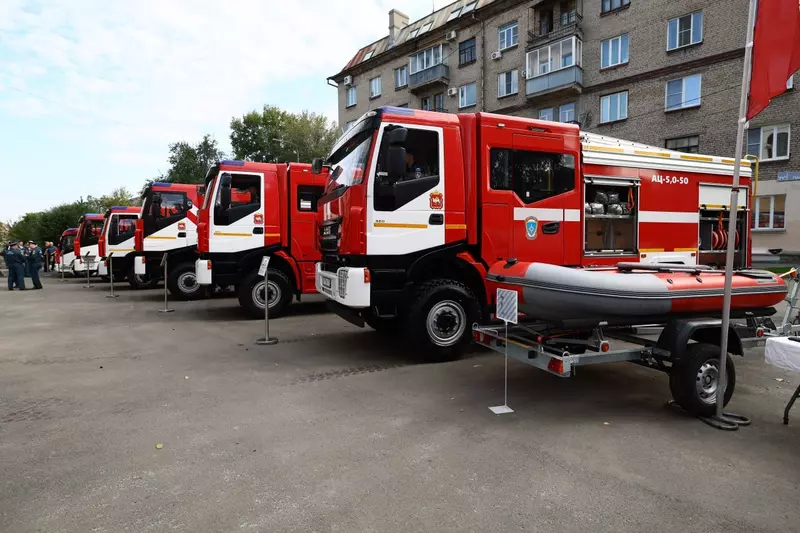 В Челябинской области МЧС получило новую пожарно спасательную технику