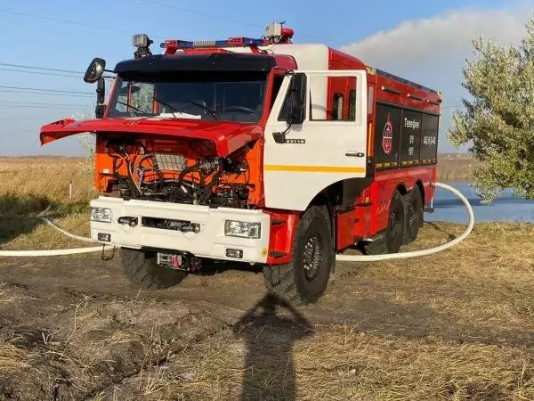 На Варгашинском заводе ППСО успешно прошли испытания образца пожарного автомобиля нового поколения