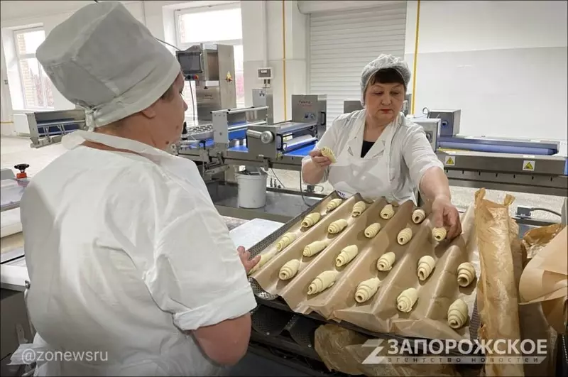 Мелитопольский хлебокомбинат запустил линию производства круассанов