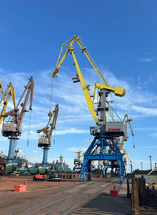Картинка №9 для публикации «Российская компания в 2025 году изготовила и поставила заказчикам новые портальные краны»