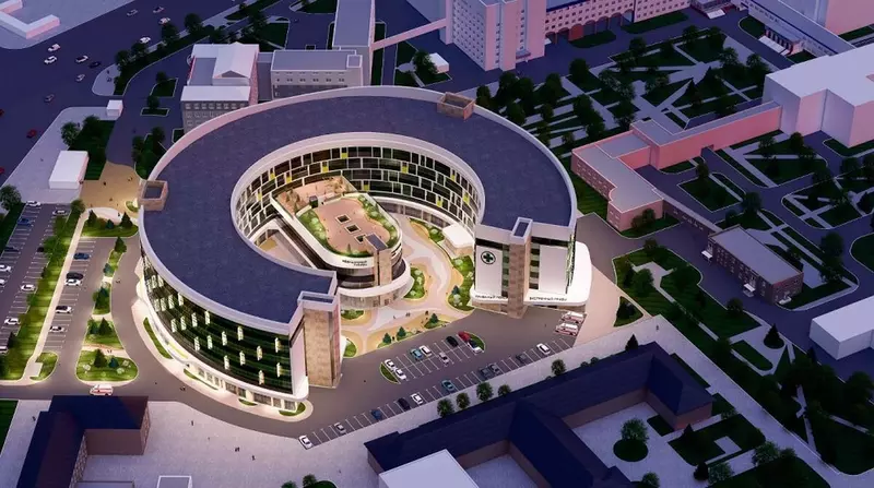 Ход строительства нового корпуса Челябинской областной детской клинической больницы