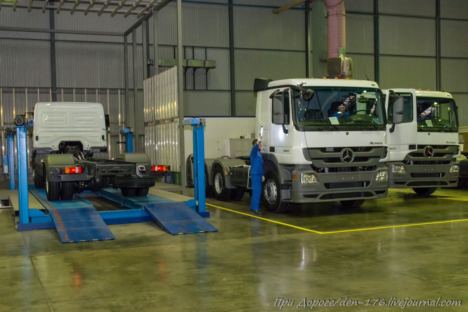 Производство грузовиков Mercedes-Benz на заводе в Набережных Челнах» в  блоге «Производство» - Сделано у нас