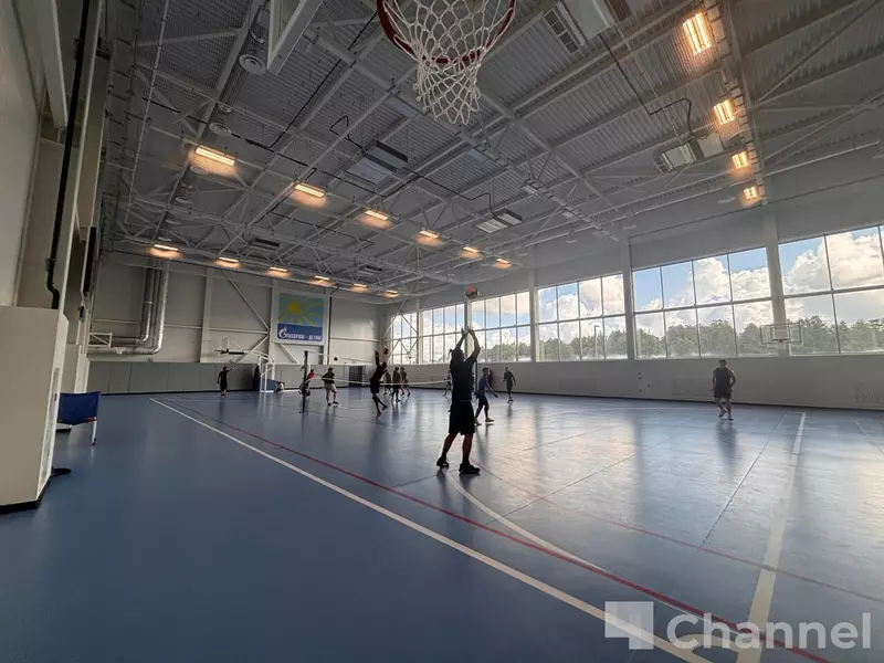 №2 для новости «Ленинградская область: В Ивангороде Ленинградской области открылся современный ФОК»