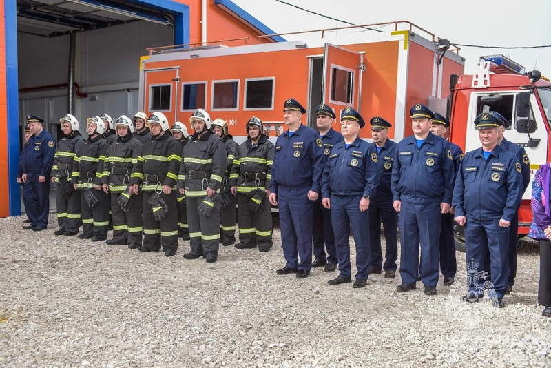 В Ильиногорске Нижегородской области торжественно открыли новое здание пожарной части