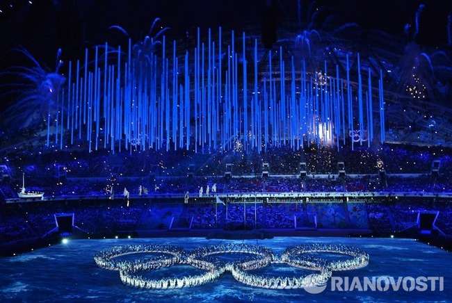 Церемония закрытия XXII зимних Олимпийских игр в Сочи