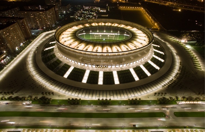 Вид на стадион ФК "Краснодар"