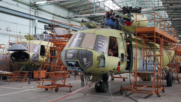 Цех сборки вертолетов Ми-17. Архивное фото
