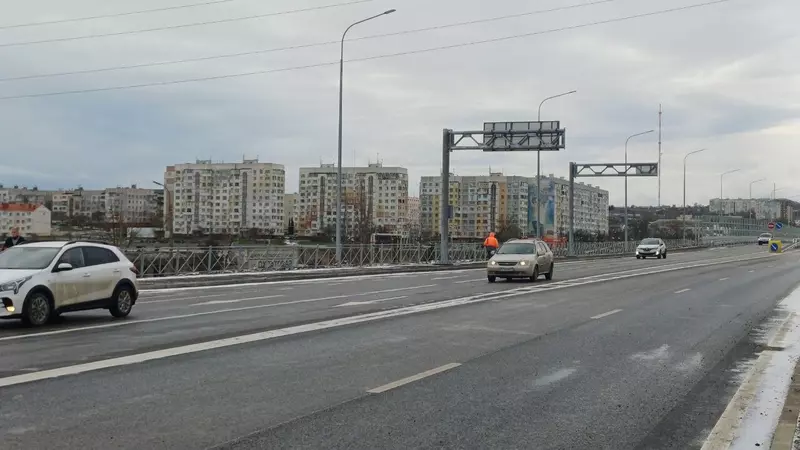 Сегодня в Керчи состоялось открытие движения по новой транспортной развязке на улице Шоссе Героев Сталинграда