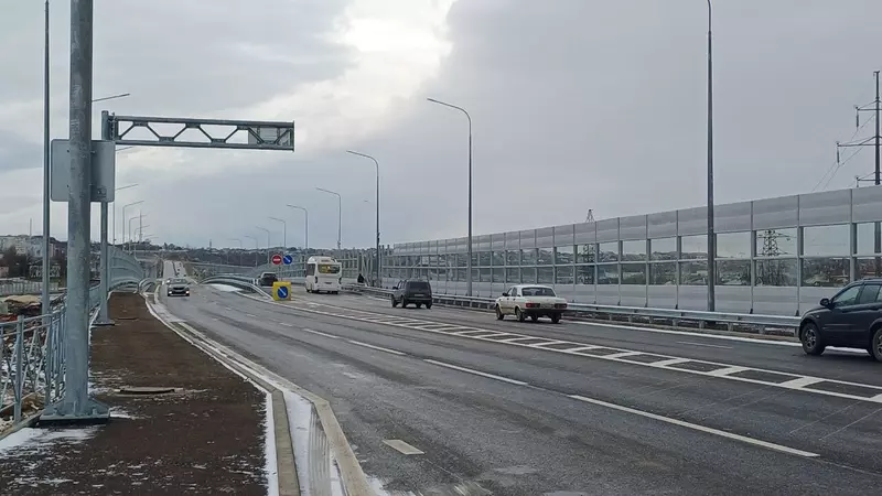 Сегодня в Керчи состоялось открытие движения по новой транспортной развязке на улице Шоссе Героев Сталинграда