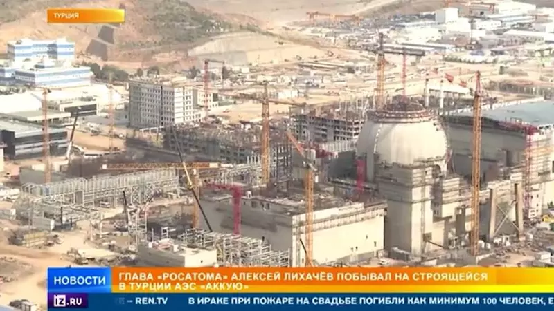 Фото #2 для поста «строительство: На блоке 4 АЭС Аккую Турция завершена установка ловушки расплава»