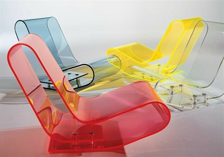 Кресла из поликарбонатного стекла