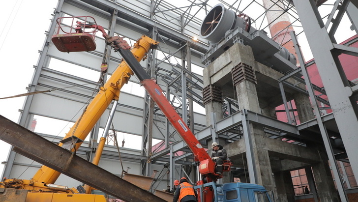 Реконструкция комплекса обжиговой машины на ОЭМК вышла на стадию монтажа оборудования