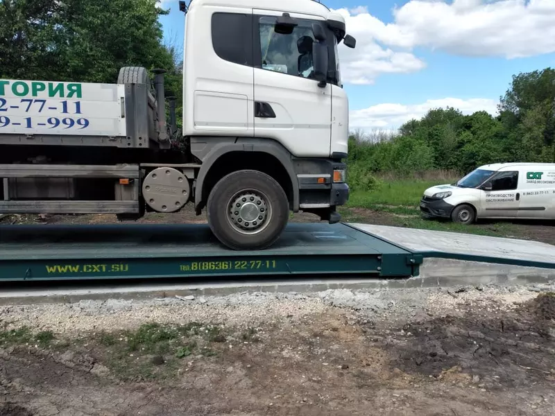 Автомобильные весы 60 тонн 18 метров для аграрного предприятия КФХ в Липецкой области