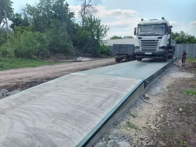 Автомобильные весы 60 тонн 18 метров для аграрного предприятия КФХ в Липецкой области