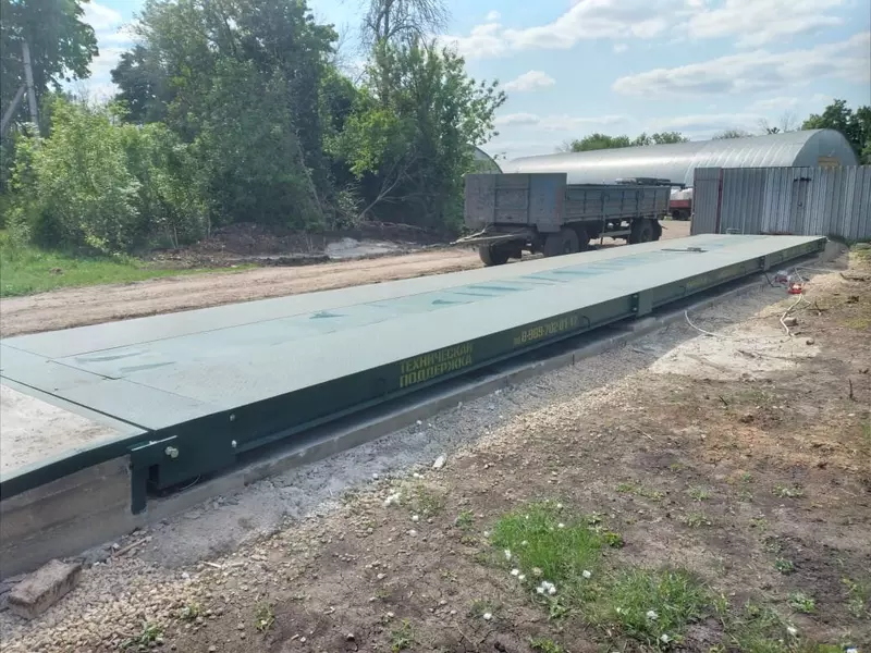 Автомобильные весы 60 тонн 18 метров для аграрного предприятия КФХ в Липецкой области