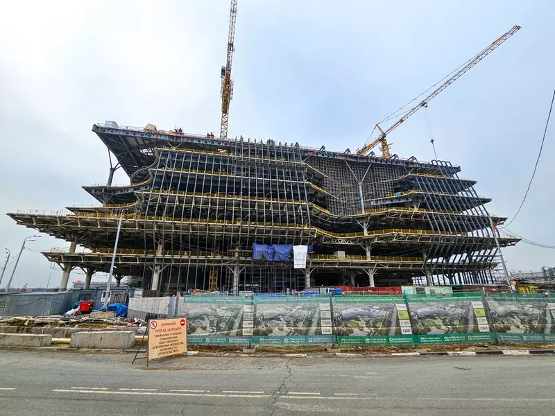 12 для поста «Ход строительства Национального космического центра и технопарка Сбера в Сколково»