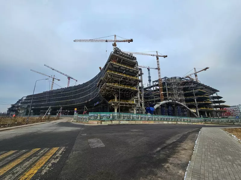 Фото #14 для «Ход строительства Национального космического центра и технопарка Сбера в Сколково»