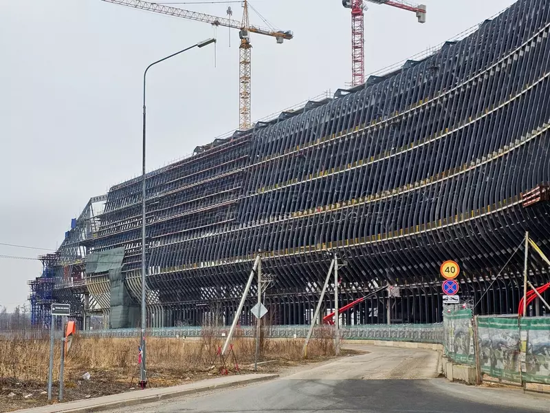 Изображение #5 для публикации «Ход строительства Национального космического центра и технопарка Сбера в Сколково»